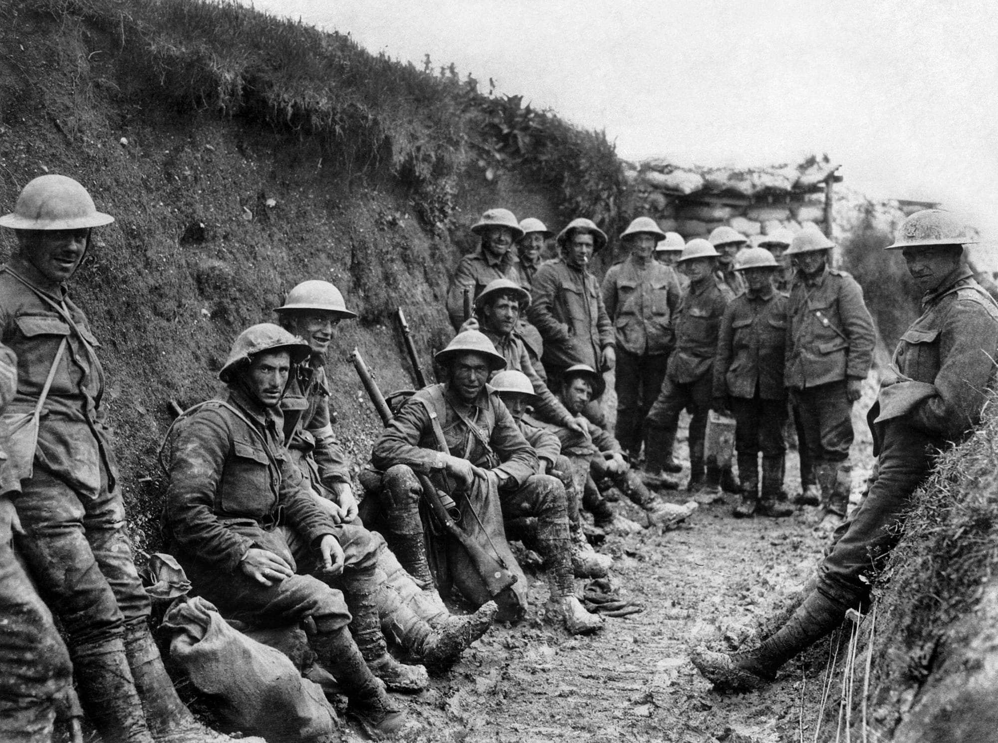 images of soldiers during Battle of the Somme