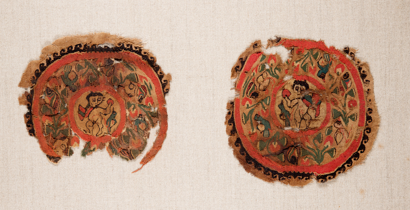 Fragmented Tapestry Roundels from McMullen collection