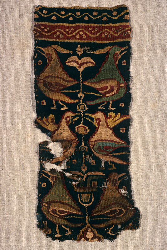 Tapestry Fragment with Six Birds from McMullen collection