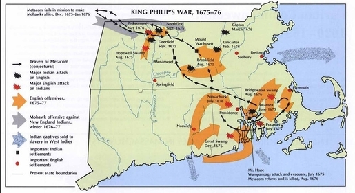 King Philip's War, 1675-1676
